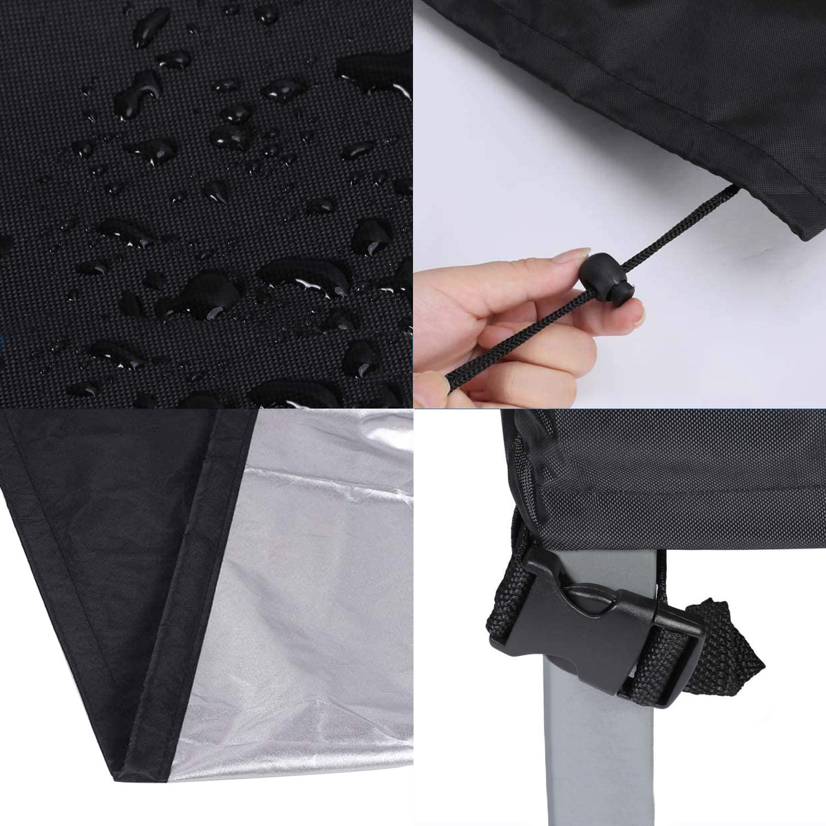 26 Sizes 420D Oxford Cloth Waterproof Garden Patio Furniture Cover Rattan Table Cube Cover Outdoor Dust Protection Cover