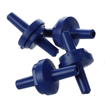 One-way Valve 4 Pcs 3mm Inside Diameter Hard Plastic One-way Check Valve Dark Blue Air Liquid Preventing the flow back, protect