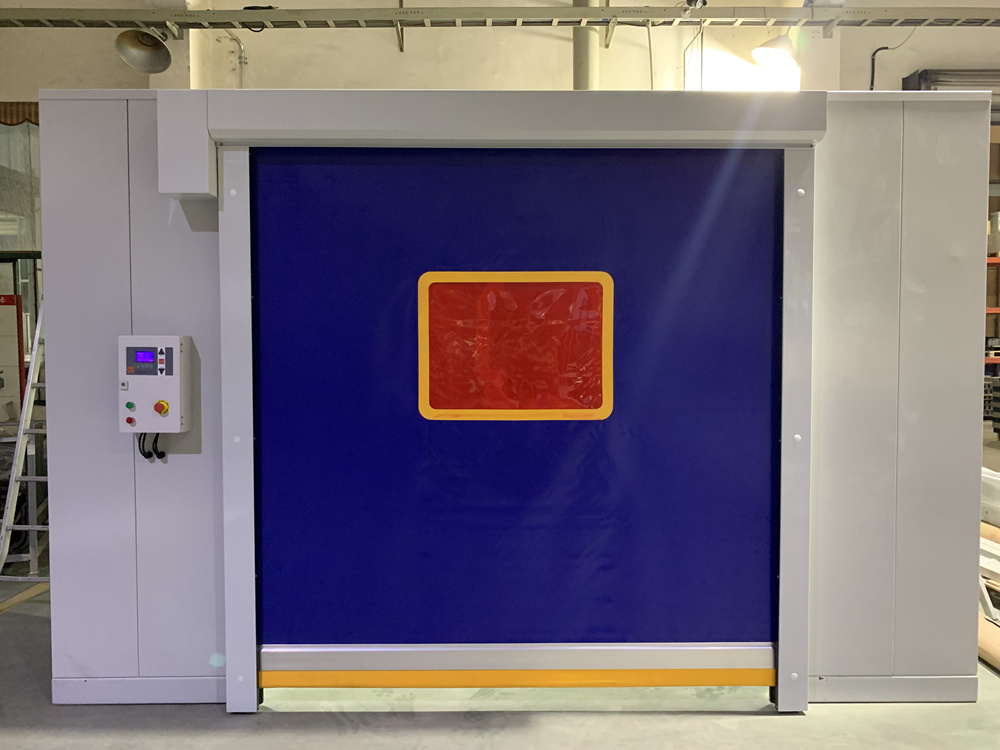project robotic welding cell rolling up door 7