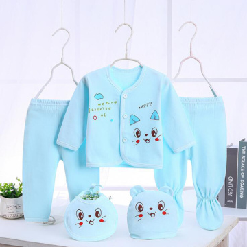 Bekamille Infant Newborn baby sets (5pcs/set) soft clothing cotton fashion boys girls suits