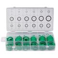 279pcs/box Green Rubber O Ring Assortment Washer Gasket Sealing O-Ring Kit 18 Sizes with Plastic Box