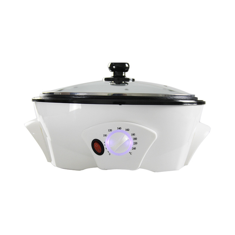 220V/110V Electric Home coffee roaster machine Coffee beans roasting 1200W non-stick coating baking tools household Grain drying
