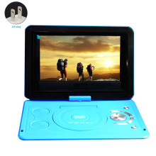 DVD Player Mini Portable Car LCD TV Game Swivel Screen USB 13.9inch HD Home CD Rechargeable Battery Outdoor