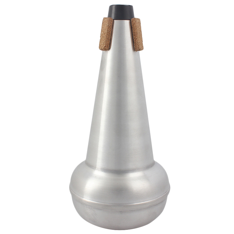 1Pc Light-Weight Practice Trombone Straight Mute Silencer Sourdine Aluminium For Alto Tenor Trombone Silver