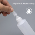 100ML soft Liquid dropper bottle with childproof cap empty glue ink dispenser PE plastic containers 50PCS/lot