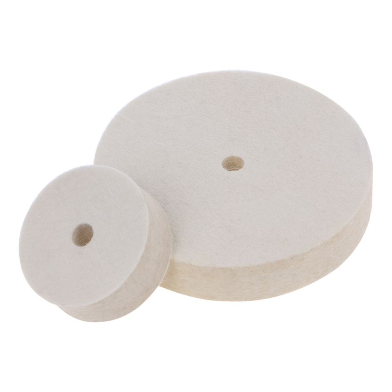 2/4 Inch Polishing Buffing Grinding Wool Felt Wheel Polisher Abrasive Disc Pad For Bench Grinder Rotary Tool