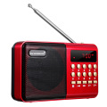 ZK40 K9 Mini Portable Radio Handheld Digital FM USB TF MP3 Player Speaker Rechargeable