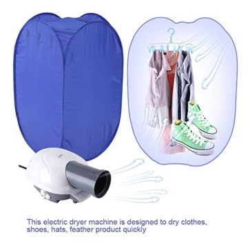 110V/220V Clothes Dryer Rack Digital Air Clothes Dryer Folding Fast Drying Machine Cover/Heater 800W