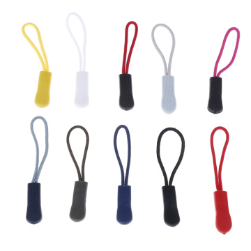 20Pcs/lot Fashion Zipper Pull Puller End High Quality Fit Fixer Zip Cord Tab Replacement Clip For Your Backpack Bags