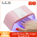 LKE Folded Nail Dryer 36W UV Lamp For LED Gel Portable Nail Lamp Arched Shaped Lamps for Nail Art Perfect Thumb Drying Solution