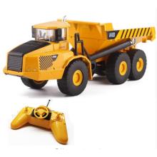 RC Truck 6CH Remote Control 1:28 Project Tilting Cart Big Dump Truck Engineering Vehicles Loaded San Carrier Vehicle Model Toys