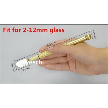 2-12mm Glass Cutter High Quality Different Diamond Antislip Metal Handle Steel Blade Oil Filled Glass Cutter