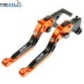 For 690SMC 690 SMC R 2008 2009 2010 2011 2012 2013 Aluminum Accessories Foldable Extendable Motorcycle Brake Clutch Levers