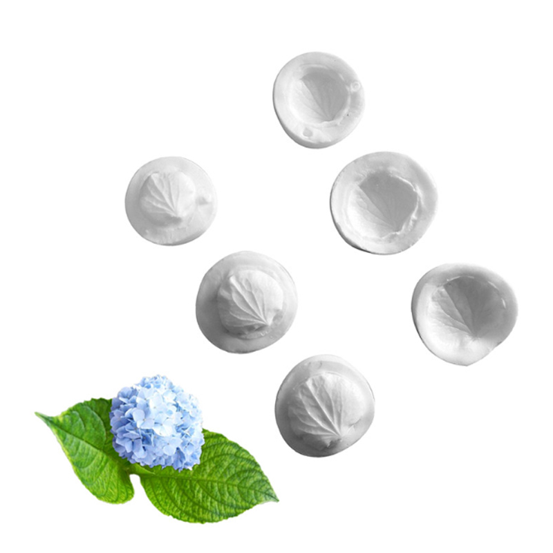 Hydrangea Petals Silicone Mold Fondant Cakes Decorating Tool Molds Sugarcraft Chocolate Baking Tool For Cakes Gumpaste Form Tool