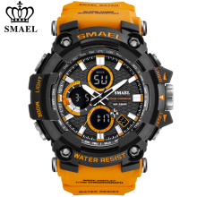 SMAEL 1802 Sports Men's Watches Top Brand Luxury Military Quartz Watch Men Waterproof Shock Male Digital Clock Relogio Masculino