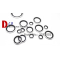 IN 1/4" BSP Washer Seal Gasket self centering Inch sizes Bonded Metal +NBR (Nitrile) rubber ring