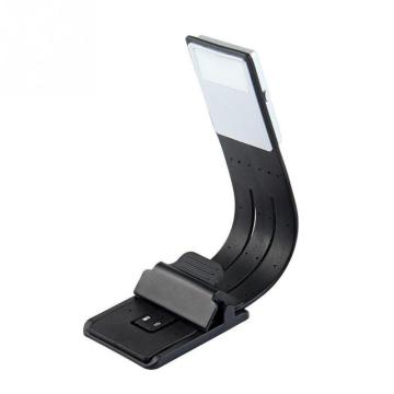 Book Light Portable LED Reading Book Light Detachable Flexible Clip USB Rechargeable Ultra-Bright PC Lamp Kindle/eBook Readers