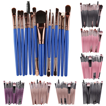 15pcs Portable Makeup Brushes Set Professional Nylon Brushes Kit For Eyeshadow Eyebrow Brushes Beauty Cosmetic Tools