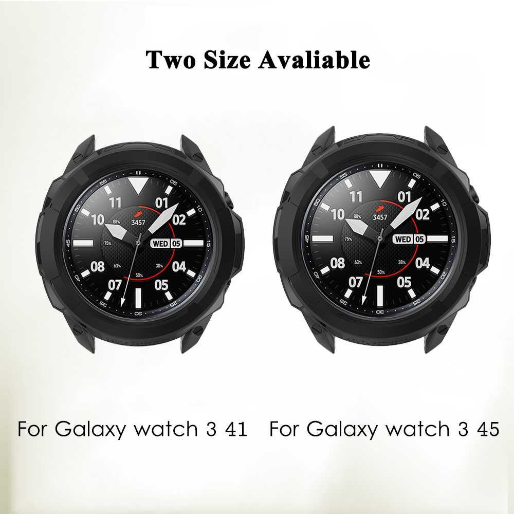 Protective Case For Samsung Galaxy Watch 3 41mm 45mm Smart Watch Cover Bezel Ring Frame Shell Protector Smart Accessories Ring