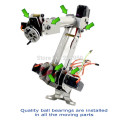 1set DIY 6 Axis Rotating Mechanical Robotic Arm Clamp Kit 6DOF Metal Robot Arm Stainless Steel Manipulator For Arduino Raspberry