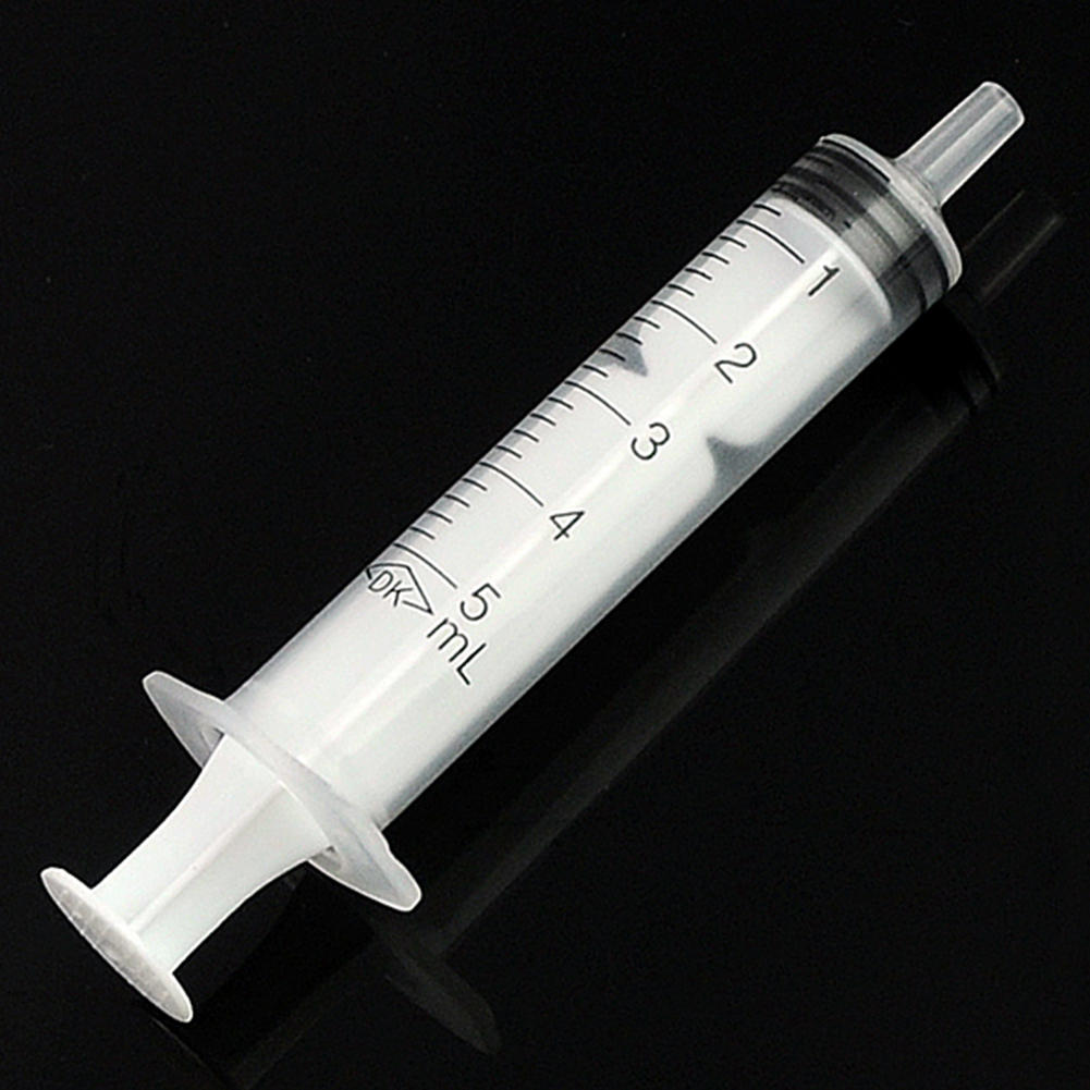 10 Pcs New 5ml Reusable Hydroponics Plastic Syringe Pet Nutrient Sterile Health Measuring Syringe Tools Cat Feeding Accessory