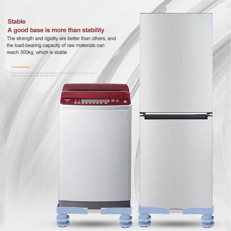 Assemble Movable Anti-slip Base Set Accessories Universal Washing Machine With Wheel Adjustable Multi-functional Refrigerator