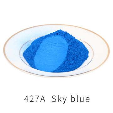 Pigment Mineral Mica Powder Type 427A 50g for Dye Colorant Soap Automotive Arts Crafts DIY Sky Blue Pearl Powder Acrylic Paint