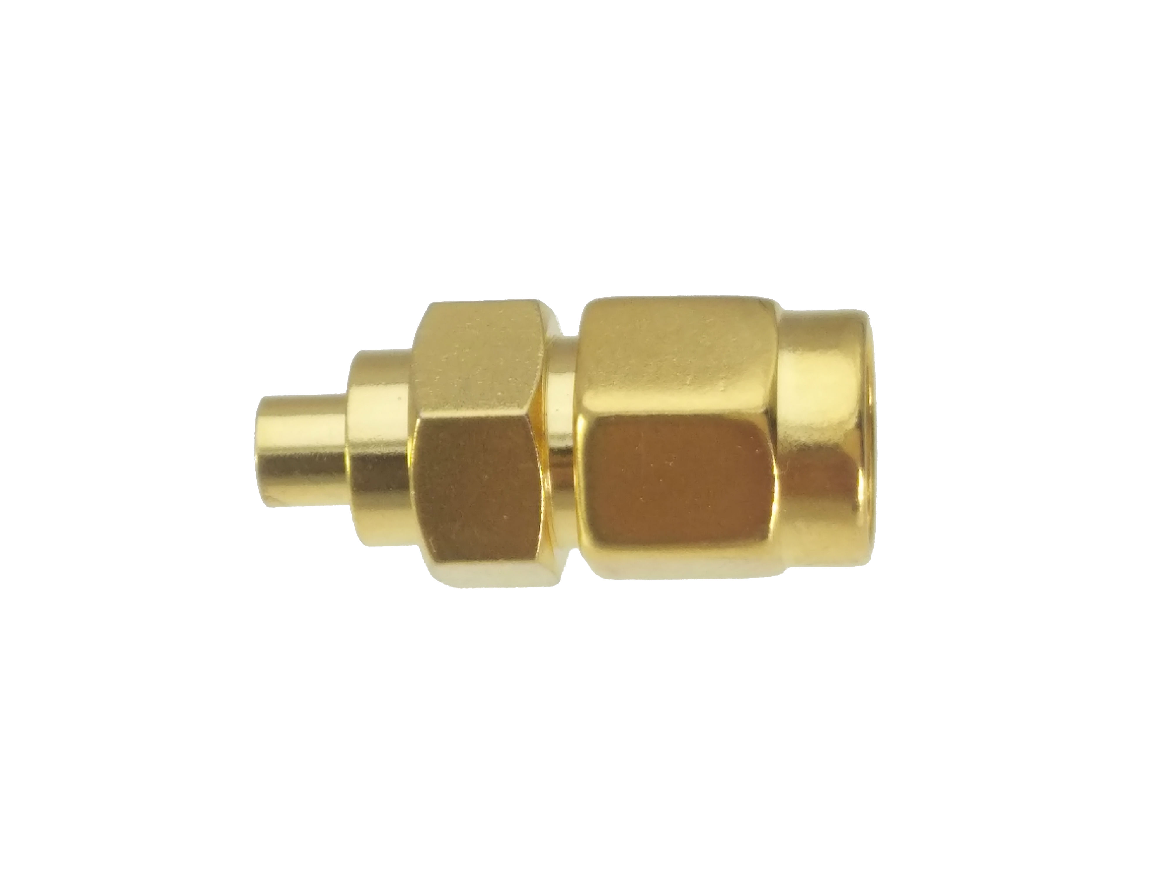 1pce SMA male plug to MMCX female jack RF coaxial adapter connector