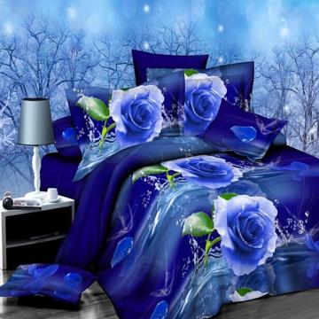 3d Rose Print Bedding Sets Luxury 2/3/4 Pcs Bed Linen Sets Bedroom Hotel Home Duvet Cover Set Bedding Sets Pillowcase Set