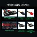Max 500W Power Supply 120mm LED Fan 24 Pin PCI SATA ATX 12V PC Computer Power Supply 110220V for Desktop Gaming