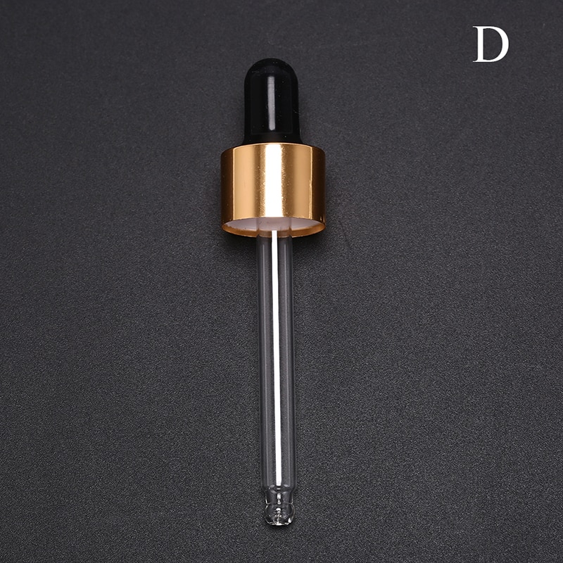 Clear Glass Experiment Medical Pipette Dropper Transfer Pipette Lab Supplies With Rubber Head For 30ml Dropper Bottle