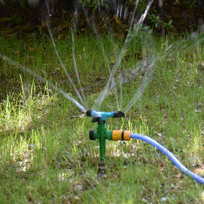 Drip irrigation Garden rotary sprinkler nozzles adjustable 1/2 hose garden sprinklers plastic spike garden watering 1pc