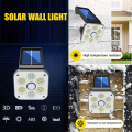Outdoor PIR Motion Sensor Wall Light Waterproof Solar Powered Induction Lamp Solar Power LED Waterproof Easy Installation
