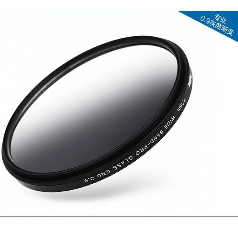 fujing 67mm 72mm 77mm 82mm GND GC-GRAY Filter Optical Glass Graduated Gray Filter for Camera