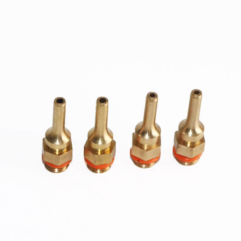 2.0x38mm 3.0x38mm Large Diameter Copper Nozzle Hot Melt Glue Gun Nozzle with Prevention Gum Cover, Glue Gun Spare Part,1 pcs/lot