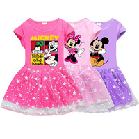 Girls-Dress-Summer-Girl-Baby-Toddler-Minnie-Mickey-Cartoon-Dress-Children-Party-Birthday-Ballet-Clothes-Princess