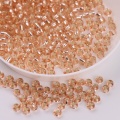 Glass Bead 400Pcs 3mm 8/0 Transparent Crystal Czech Seed Glass Spacer Beads For Jewelry Handmade Garments DIY Sewing Craft