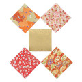 KiWarm 100 Sheets Mixed Pattern Japanese Flower Floral Origami Folding Paper Handmade Materials Folded Paper Craft 14x14cm