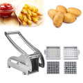 2 Blades Stainless Steel Household French Fries Potato Chips Cutter Slicer Chopper Chips Machine Making Tool Potato Cut Fries