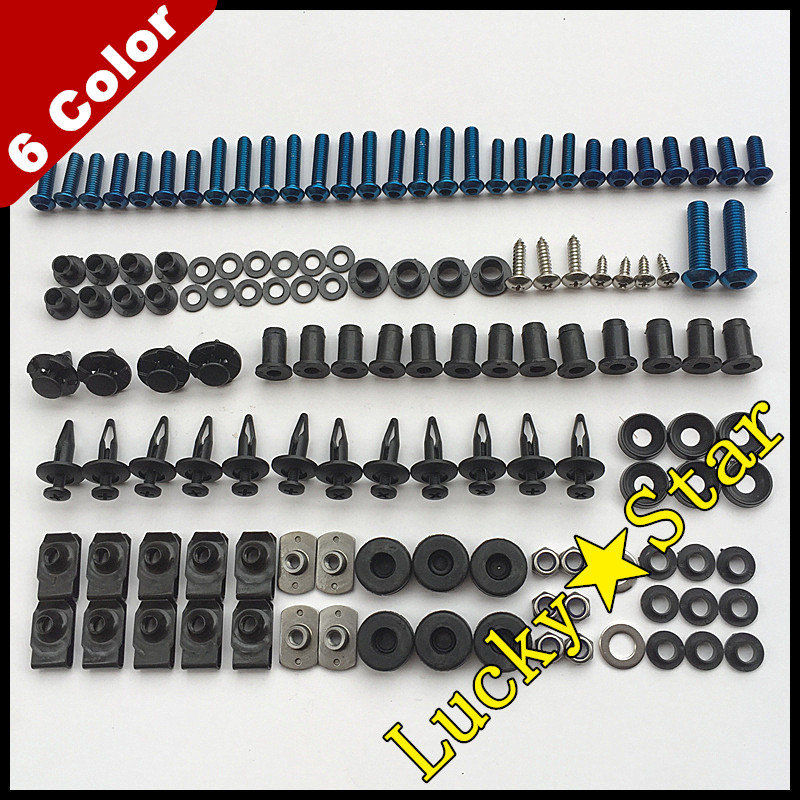 Full Body Fairing Bolt Screw Fastener Fixation Kit 100% For HONDA VFR800 VFR 800 1998 1999 2000 2001 98 90 99 00 01 SIL