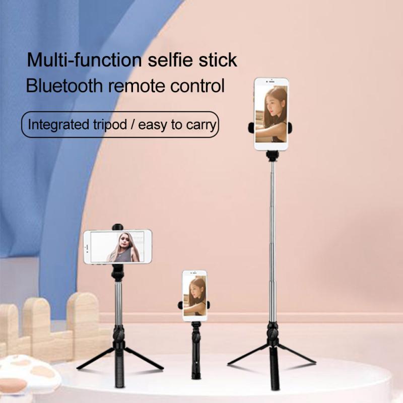 XT10 Extendable Wireless Remote Selfie Stick Tripod Holder Mount With Mobile Phone Clip Bluetooth V3.0 Remote Control