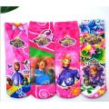 Children Disney Cartoon Socks Pixar Cars Boy Socks Frozen Princess Elsa Sofia Girls Socks Size 15-18CM For Kids 3-10T