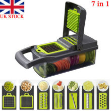 Newest Fashion 7 In1 Food Vegetable Salad Fruit Peeler Cutter Slicer Dicer Chopper Multifunction Kitchen Tool