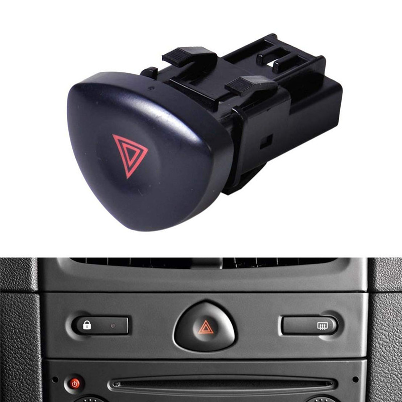 CARPRIE Battery Switch Emergency Hazard Lights Warning Alarm Light Switch Button 8200442723 FOR Renault Clio II mar25