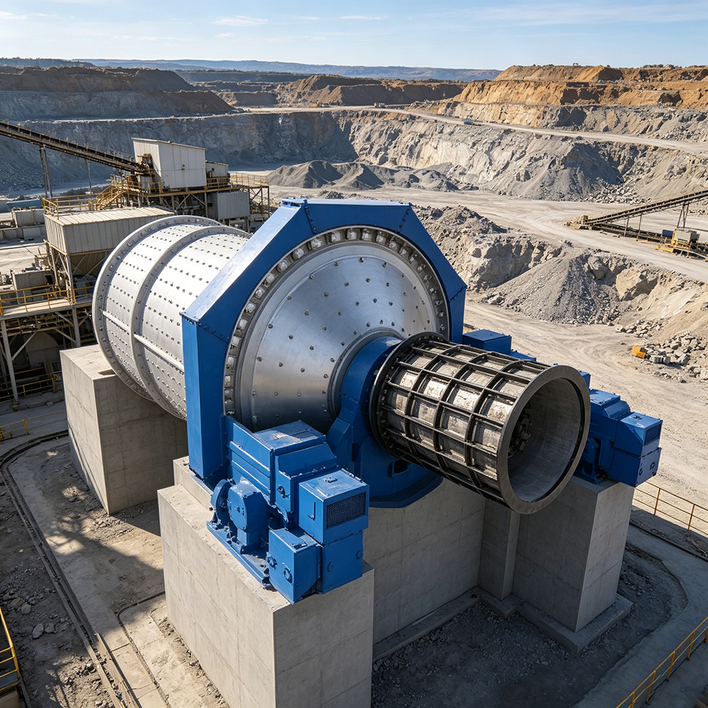 SAG mill for mining
