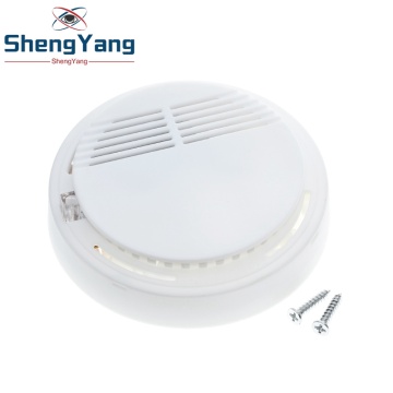 Independent Alarm Fire Smoke Sensor Detector 85dB Photoelectric Monitor Home Security System for Family Guard Office Restaurant