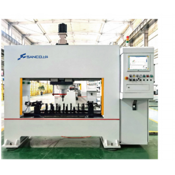 High accuracy roller straightening press