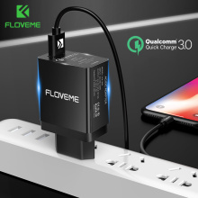 FLOVEME USB Charger 5V3A Quick Charge 3.0 Mobile Phone Charger For iPhone Fast Charger Adapter For Huawei Samsung Galaxy S9+ S8+