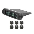 AN-07 Solar Truck TPMS LCD Display 6-Wheel Tire Pressure Monitoring Alarm System for Truck RV Touring Car