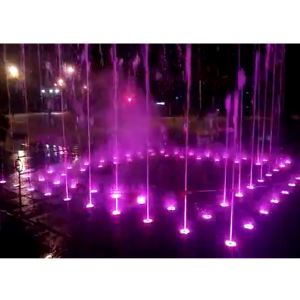 Outdoor program running fountain